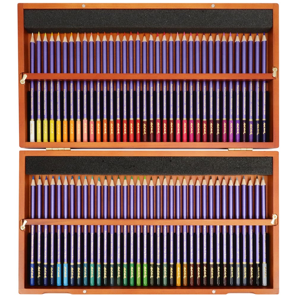 72pc Mont Marte Watercolour Pencil Set