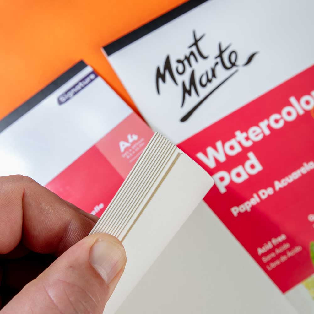A4 Mont Marte Watercolour Pad. 12 Sheet. 300gsm