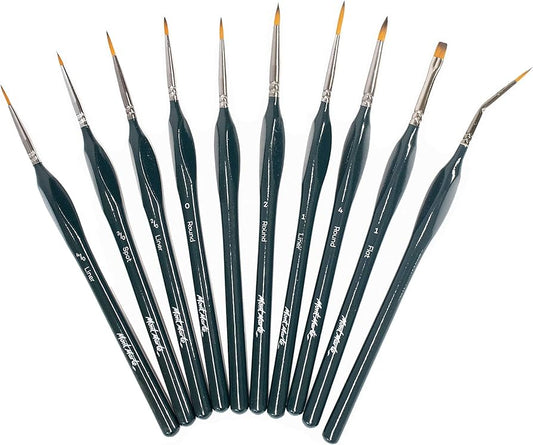 10pc Mont Marte Signature Fine Detail Brush Set