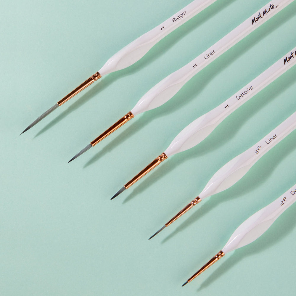 Mont Marte Detail & Liner Brush Set Signature 5pc